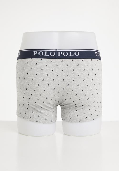 POLO - Classic 3 pack multi knit boxers - multi