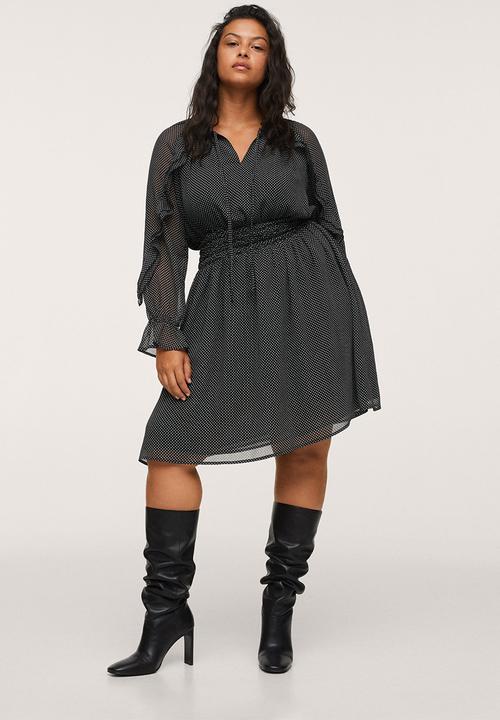 MANGO - Plus dress topi - black