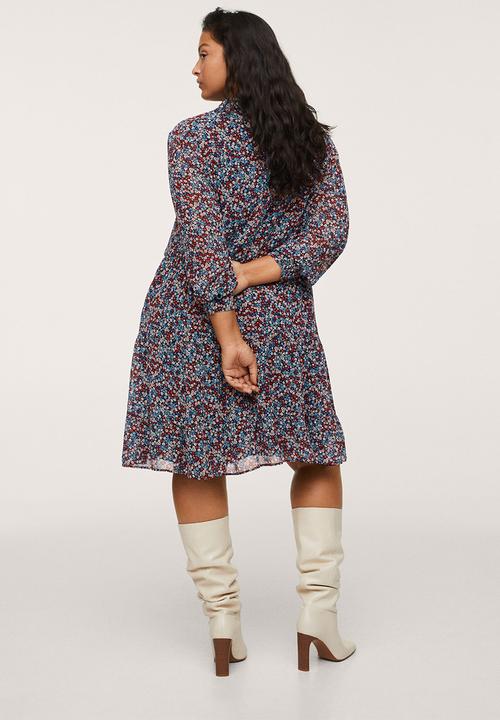 MANGO - Plus dress paloma1 -  blue