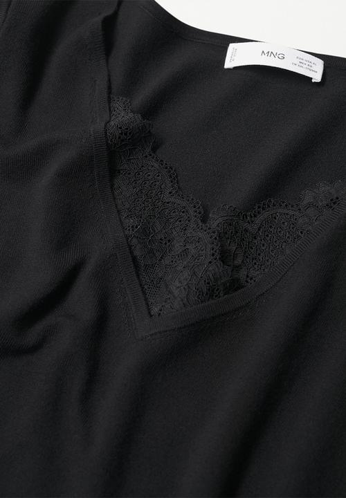 MANGO - Plus dress blonli - black