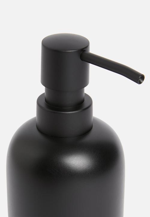 Sixth Floor - Polyresin soap dispenser - matte black