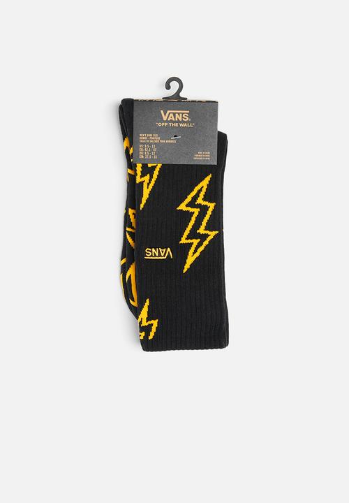 Vans - Triple bolt crew 9.5-13 1-pack - black & yellow 