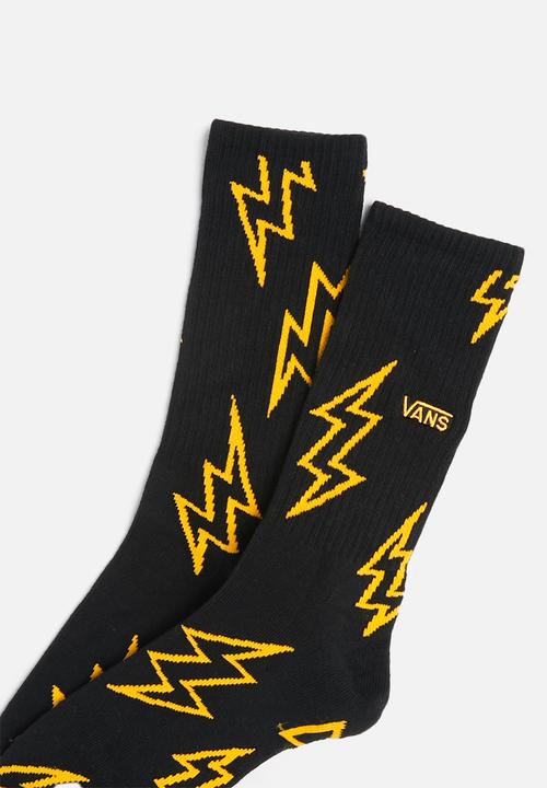Vans - Triple bolt crew 9.5-13 1-pack - black & yellow 