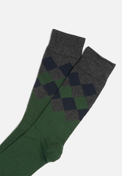Jonathan D - Branded single pair socks - multi