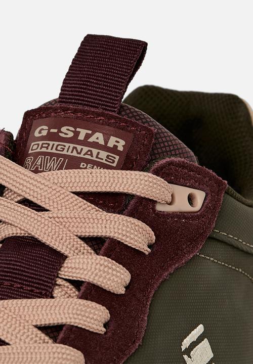 G-STAR - Theq run blk w olive & taupe