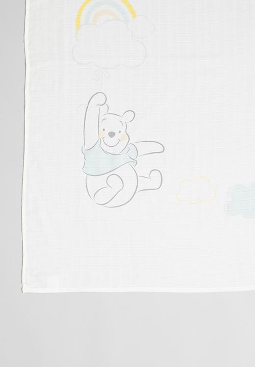 Character Group - Winnie milestone blanket - aqua