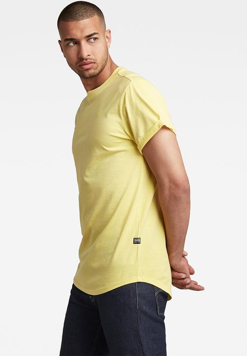 G-STAR - Lash r short sleeve tee - dk bleach yellow gd