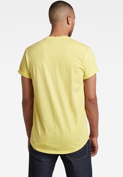 G-STAR - Lash r short sleeve tee - dk bleach yellow gd