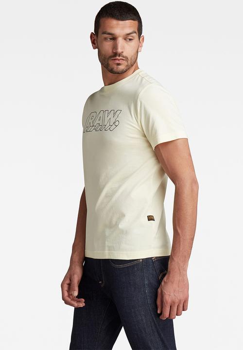 G-STAR - 3D raw. T-shirt - light canary