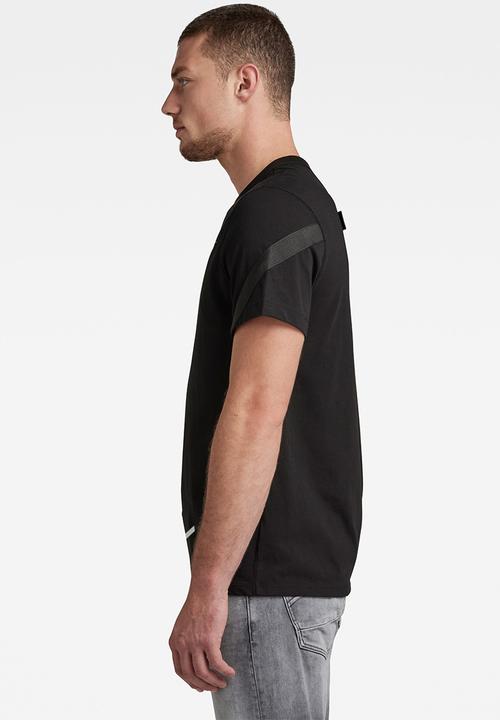 G-STAR - Astro back tape tee - dk black