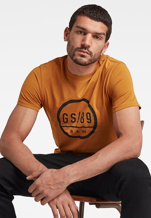 G-STAR - Gs89 graphic T-shirt - vulcan