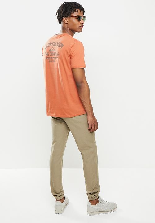 Quiksilver - Far out dust short sleeve - cinnamon