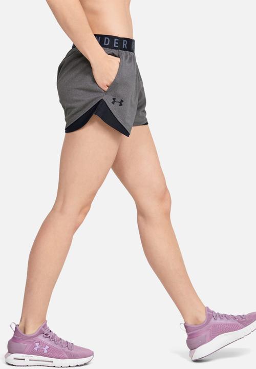 Under Armour - Play up shorts 3.0 - carbon heather / black