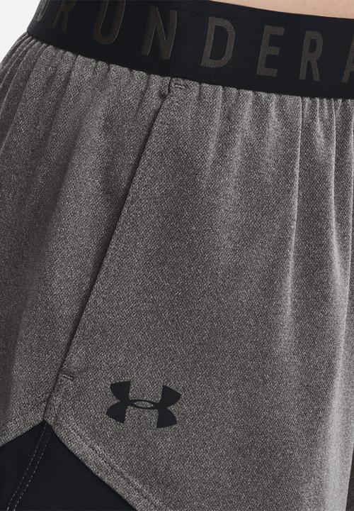 Under Armour - Play up shorts 3.0 - carbon heather / black