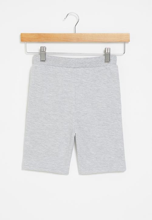 Rebel Republic - Single fleece short - grey mel