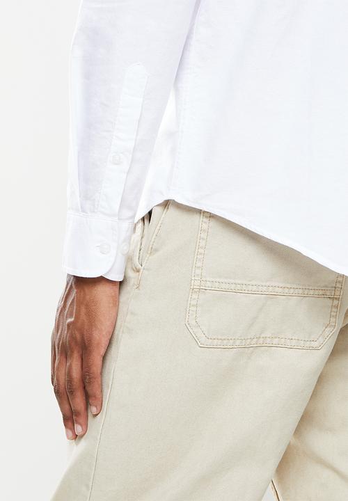 Cotton On - Mayfair long sleeve shirt - white
