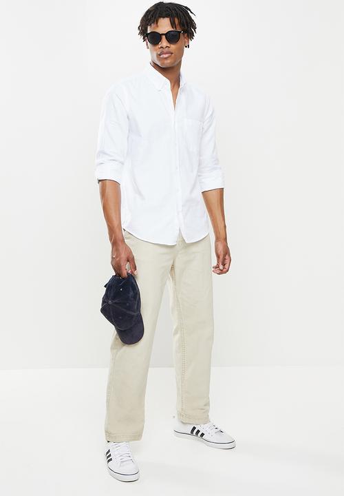 Cotton On - Mayfair long sleeve shirt - white