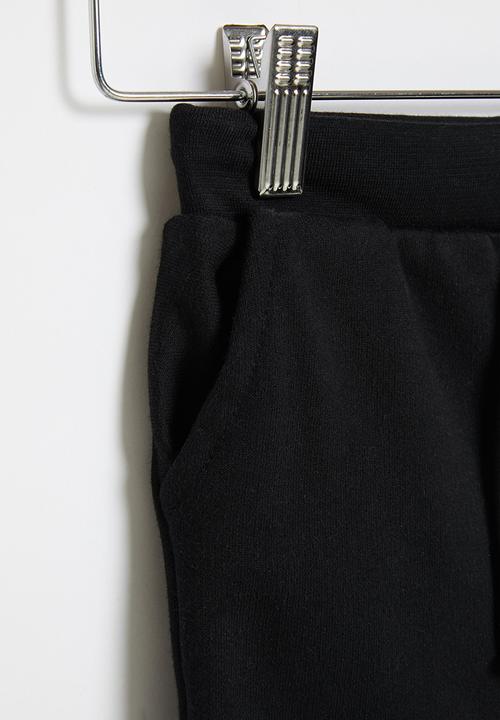 Rebel Republic - Single fleece short - black