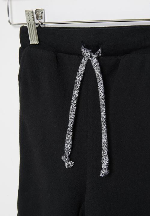 Rebel Republic - Single fleece short - black