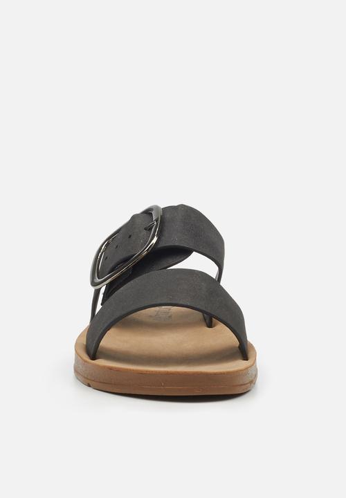 Butterfly Feet - Zina 4 slide - black