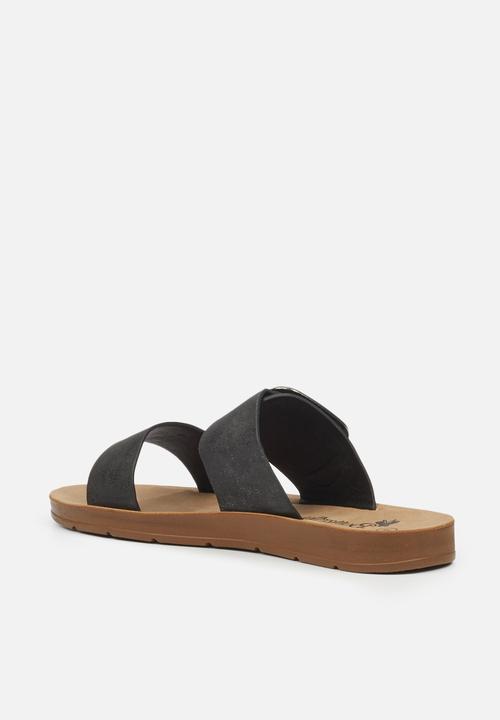 Butterfly Feet - Zina 4 slide - black