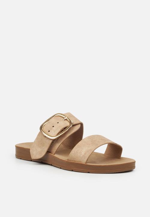 Butterfly Feet - Zina 4 slide - taupe
