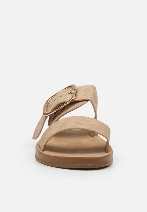 Butterfly Feet - Zina 4 slide - taupe