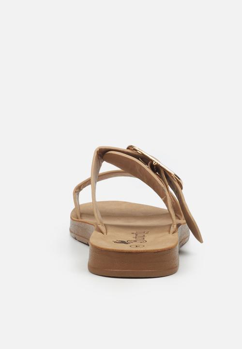 Butterfly Feet - Zina 4 slide - taupe