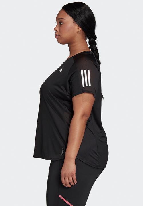 adidas Performance - Plus own the run tee - black