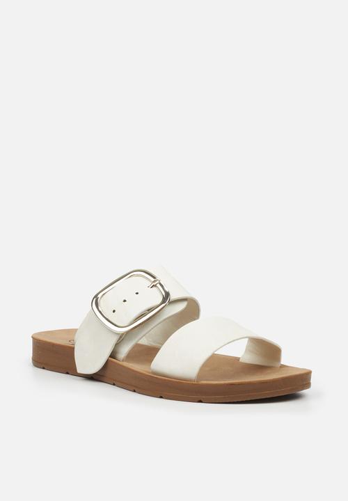 Butterfly Feet - Zina 4 slide - white