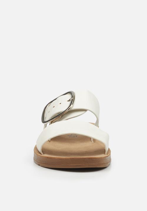 Butterfly Feet - Zina 4 slide - white