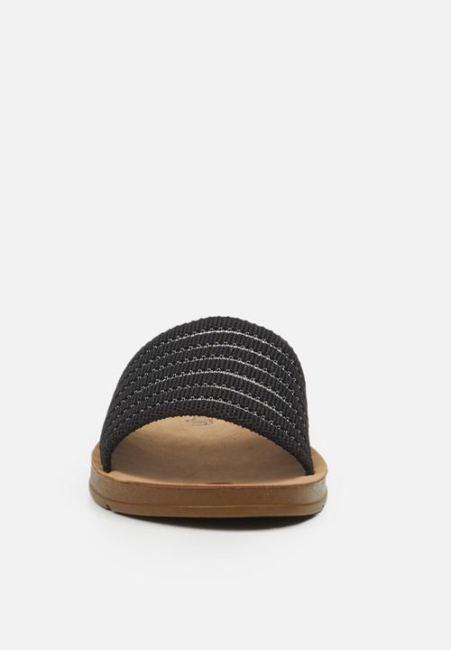 Butterfly Feet - Zina 5 slide - black