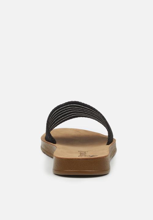 Butterfly Feet - Zina 5 slide - black
