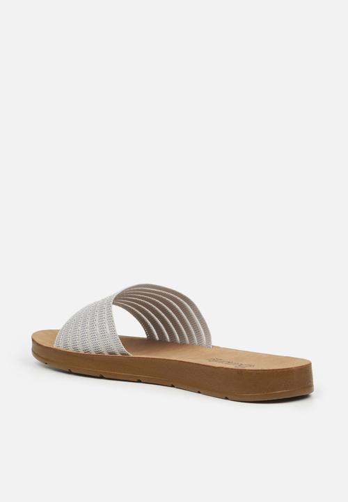 Butterfly Feet - Zina 5 slide - grey