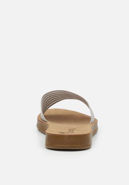 Butterfly Feet - Zina 5 slide - grey