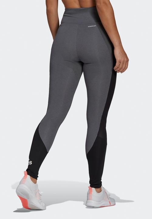 adidas Performance - Gl mesh tights - dark grey