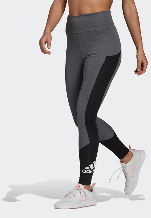 adidas Performance - Gl mesh tights - dark grey