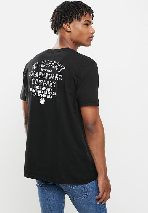 Element - Address short sleeve tee - black