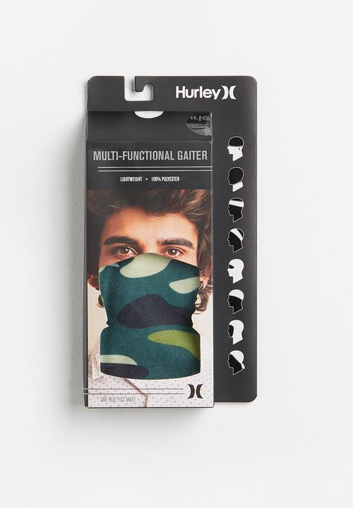 Hurley - Boxed printed gaiter - camo green