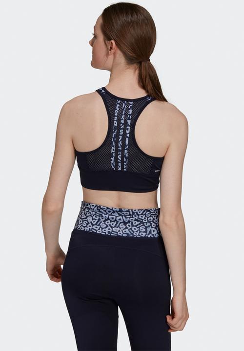 adidas Performance - Farm crop bra top - navy 