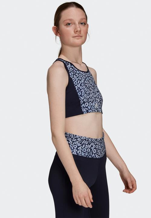 adidas Performance - Farm crop bra top - navy 