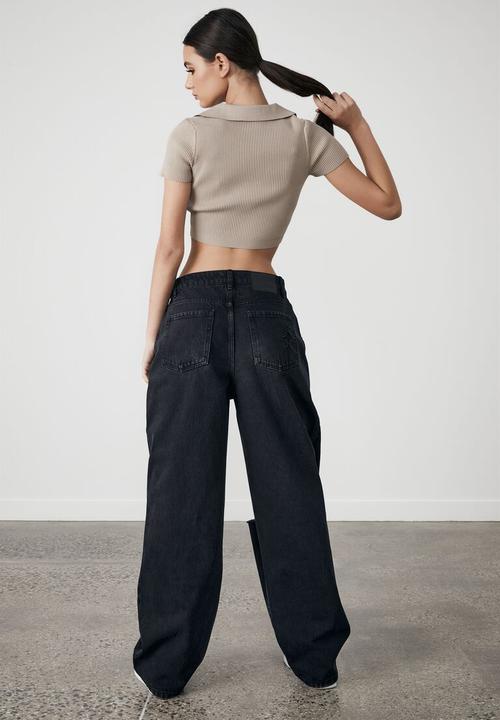 Factorie - Ultra crop short sleeve top - brown mushroom