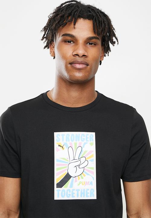 PUMA - Graphic tee sustainability - black 