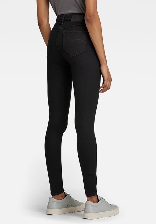 G-STAR - G-star shape high super skinny - field black