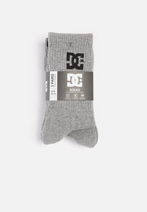 DC - Spp dc crew 3 pack - mid-grey