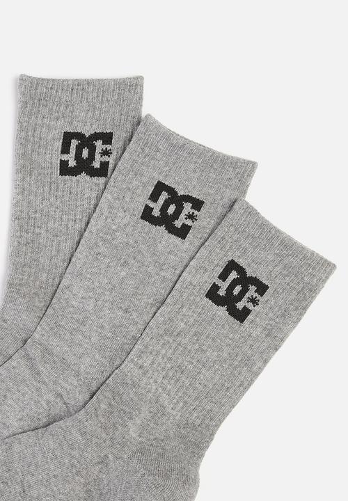 DC - Spp dc crew 3 pack - mid-grey