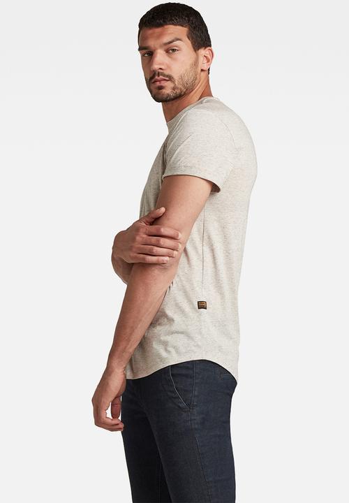 G-STAR - Lash R T-shirt - whitebait heather