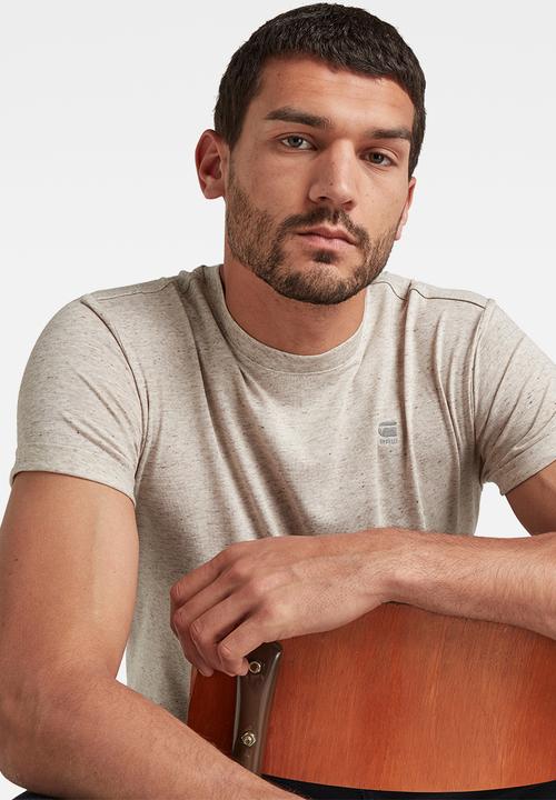 G-STAR - Lash R T-shirt - whitebait heather