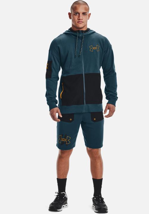 Under Armour - Ua rival terry scribble fz - mid-blue