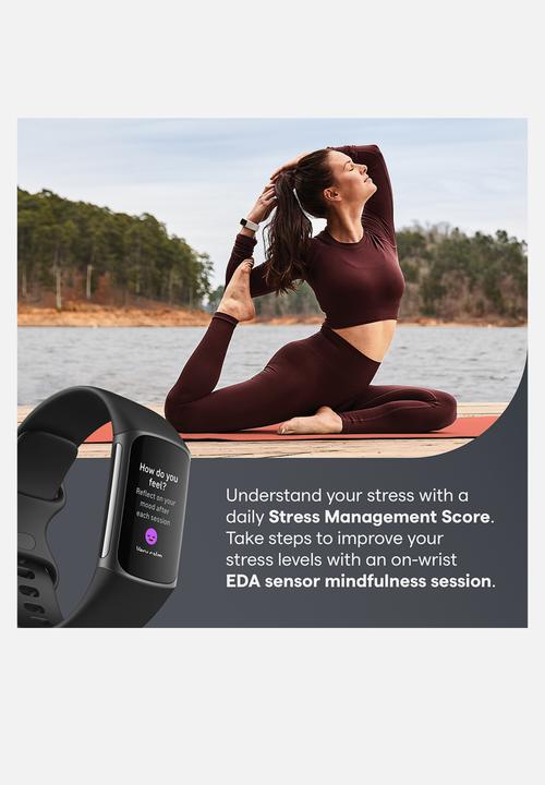 Fitbit - Fitbit charge 5 - black graphite
